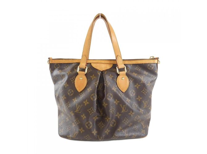 Louis Vuitton Monogram Palermo PM M40145 Handtasche Braun Monogramm - Ansicht 2