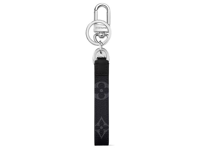 Louis Vuitton Portachiavi charm Dragonne LV Grigio - vista 2
