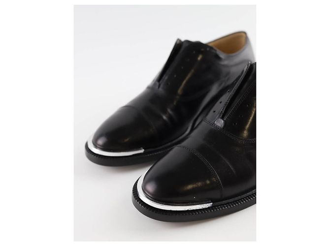 Barbara Bui Schwarze Leder Schnürschuhe - vista 3