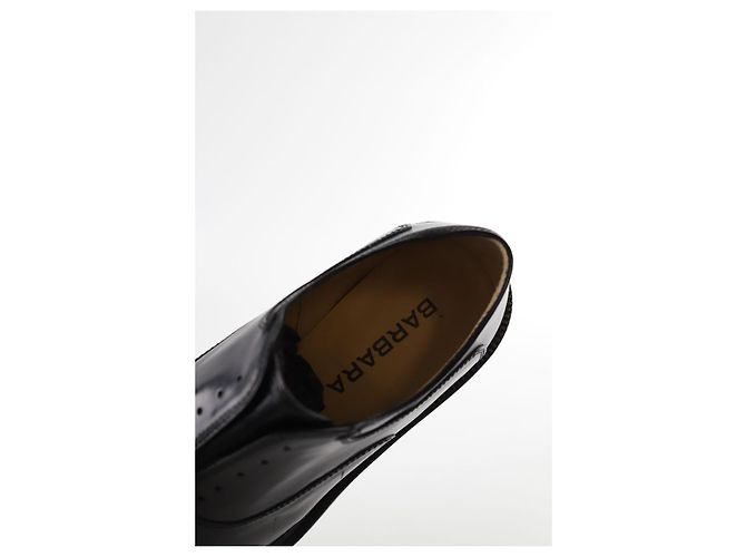 Barbara Bui Schwarze Leder Schnürschuhe - vista 5
