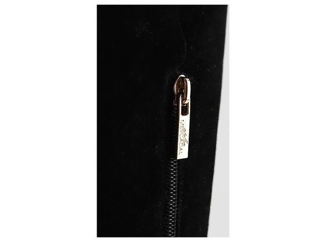 Atelier Mercadal Bottes en daim Noir - vue 4