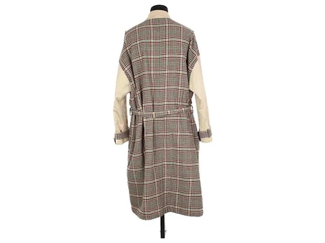 Valentine Gauthier Trench coat de algodón Beige - vista 3
