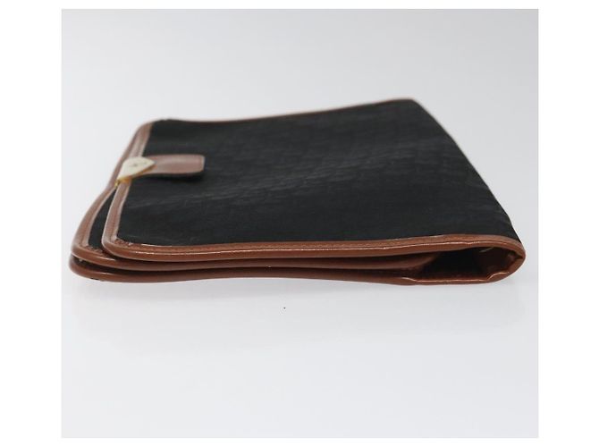 Borsa a spalla in tela Trotter Christian Dior nera Auth ti2735 Nero - vista 4