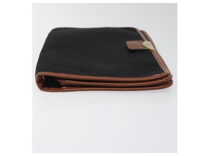 Borsa a spalla in tela Trotter Christian Dior nera Auth ti2735 Nero - vista 5