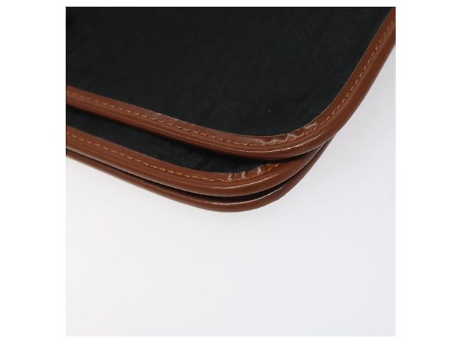 Borsa a spalla in tela Trotter Christian Dior nera Auth ti2735 Nero - vista 8