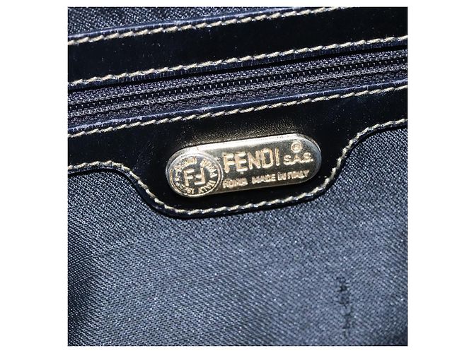 Pequin FENDI Pecan Canvas Handtasche beschichtete Leinwand braun Auth ti2732 - Ansicht 15