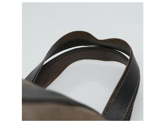 Pequin FENDI Pecan Canvas Handtasche beschichtete Leinwand braun Auth ti2732 - Ansicht 8