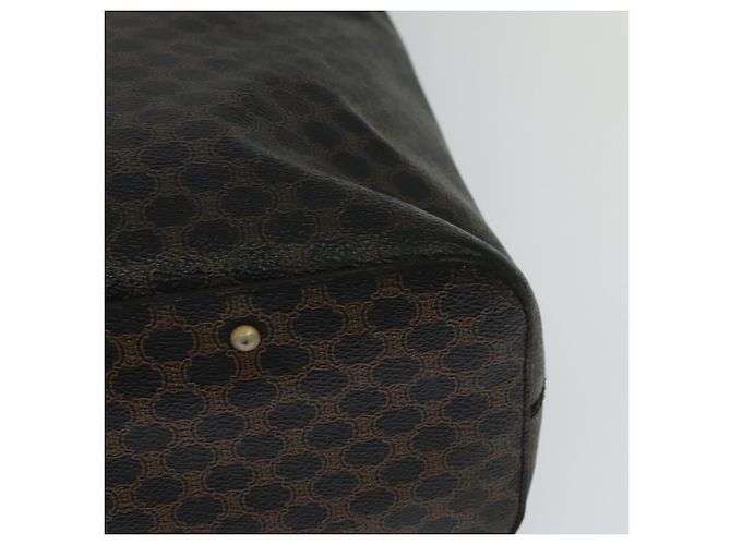 Céline Borsa a tracolla CELINE Macadam Canvas PVC Pelle Nero Oro Aut mr1013 D'oro - vista 13