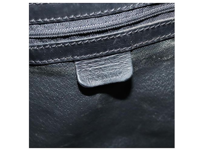 Céline Borsa a tracolla CELINE Macadam Canvas PVC Pelle Nero Oro Aut mr1013 D'oro - vista 14