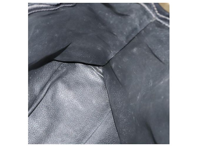 Céline Borsa a tracolla CELINE Macadam Canvas PVC Pelle Nero Oro Aut mr1013 D'oro - vista 16