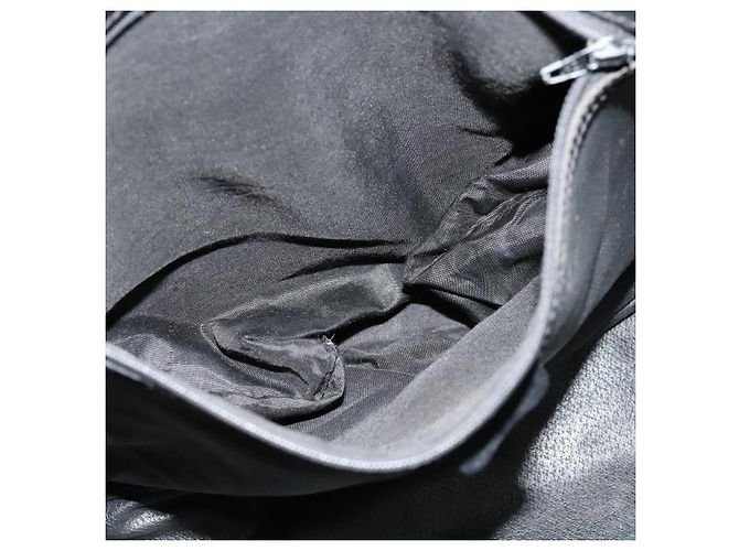 Céline Borsa a tracolla CELINE Macadam Canvas PVC Pelle Nero Oro Aut mr1013 D'oro - vista 18