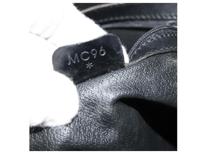 Céline Borsa a tracolla CELINE Macadam Canvas PVC Pelle Nero Oro Aut mr1013 D'oro - vista 19