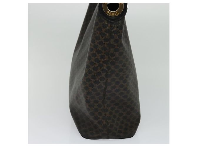 Céline Borsa a tracolla CELINE Macadam Canvas PVC Pelle Nero Oro Aut mr1013 D'oro - vista 5