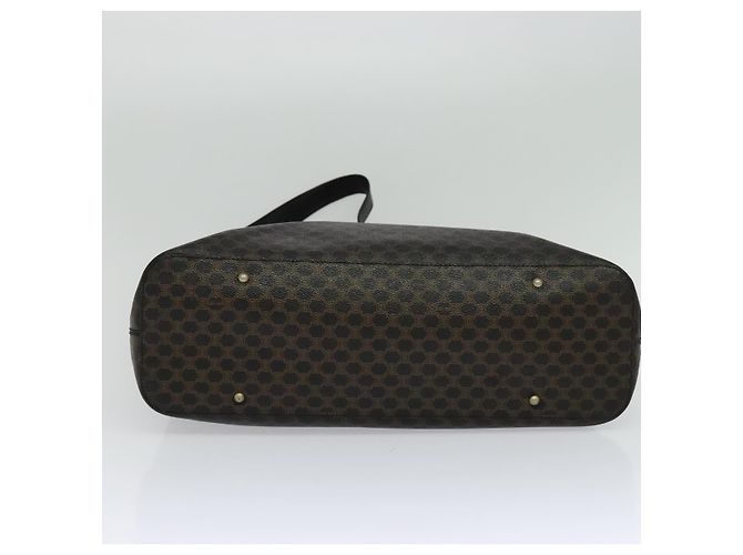 Céline Borsa a tracolla CELINE Macadam Canvas PVC Pelle Nero Oro Aut mr1013 D'oro - vista 9