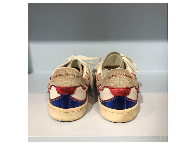 Scarpe ISABEL MARANT T.EU 36 Tessuto Bianco - vista 4