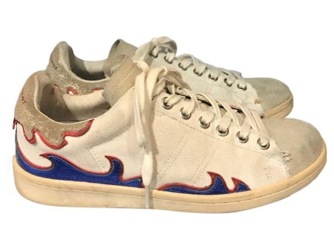 Scarpe ISABEL MARANT T.EU 36 Tessuto Bianco - vista 7