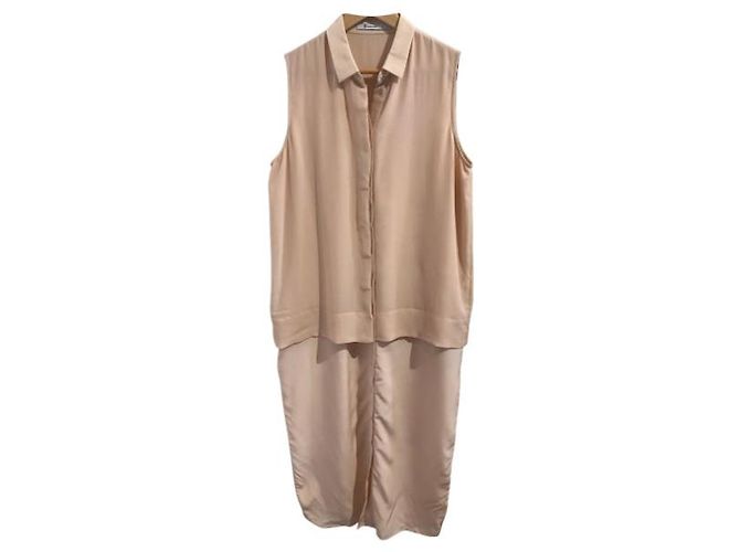 ALEXANDER WANG Kleider T.International M Seide Beige - Ansicht 10