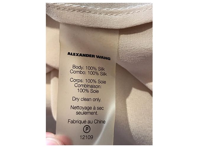 ALEXANDER WANG Kleider T.International M Seide Beige - Ansicht 7