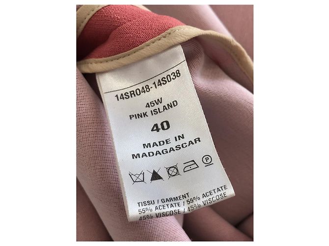 Chloé CHLOE Vestidos T.Internacional L Viscosa Rosa - vista 6