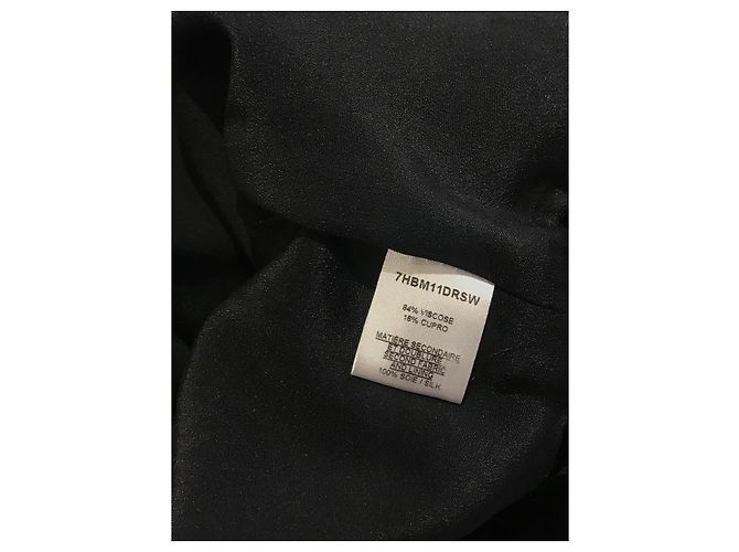 DIOR Kleider T.FR 8 Jahre - bis zu 128cm Samt Schwarz - Ansicht 6