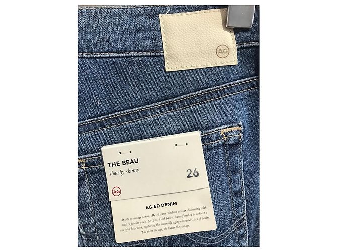 Autre Marque AG ADRIANO GOLDSCHMIED Jeans T.FR 36 Algodón Azul - vista 4