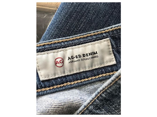 Autre Marque AG ADRIANO GOLDSCHMIED Jeans T.FR 36 Algodón Azul - vista 5