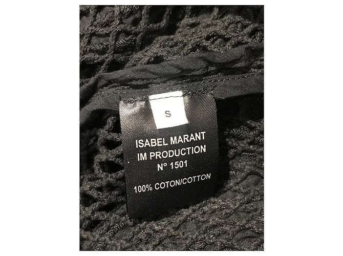 Vestidos ISABEL MARANT ETOILE T.International S Algodón Negro - vista 5
