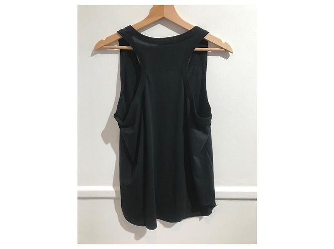 ALEXANDER MCQUEEN Tops T.International M Algodón Negro - vista 3