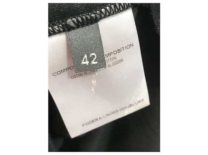 ALEXANDER MCQUEEN Tops T.International M Algodón Negro - vista 5