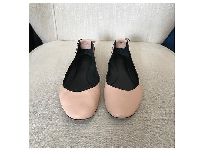 Chloé CHLOE Bailarinas T.EU 36.5 Cuero Beige - vista 3