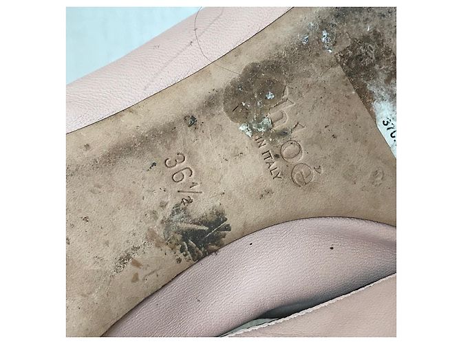 Chloé CHLOE Bailarinas T.EU 36.5 Cuero Beige - vista 7