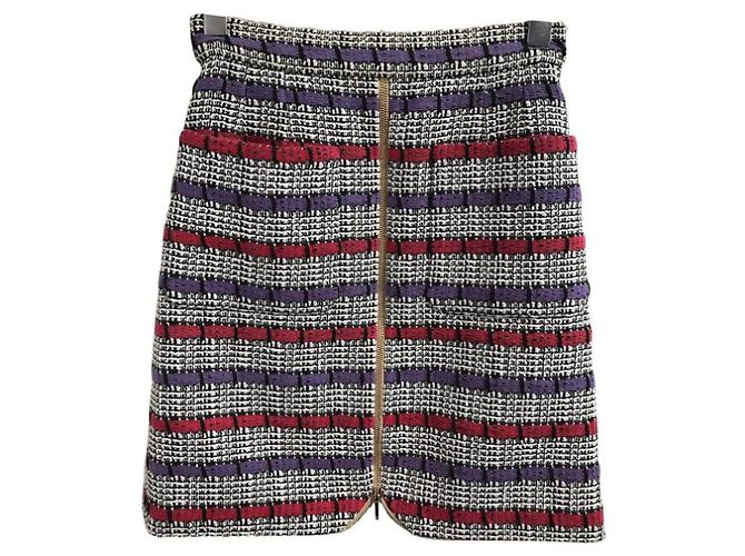 Faldas CHANEL T.International XS Tweed Multicolor - vista 11