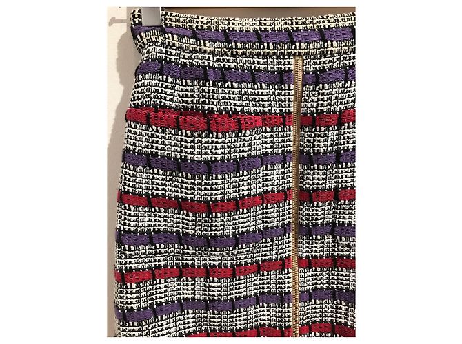 Faldas CHANEL T.International XS Tweed Multicolor - vista 4