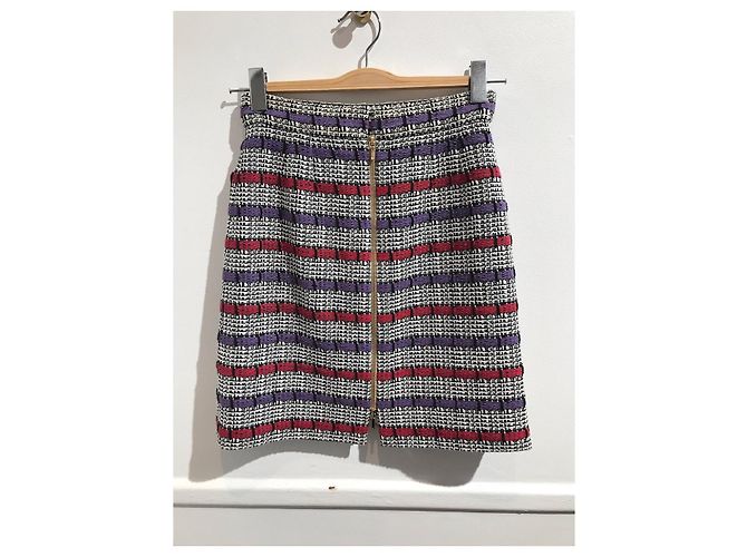 Faldas CHANEL T.International XS Tweed Multicolor - vista 6