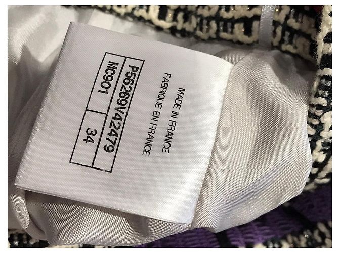 Faldas CHANEL T.International XS Tweed Multicolor - vista 9
