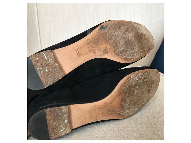 Chloé CHLOE Bailarinas T.EU 36.5 Ante Negro - vista 5