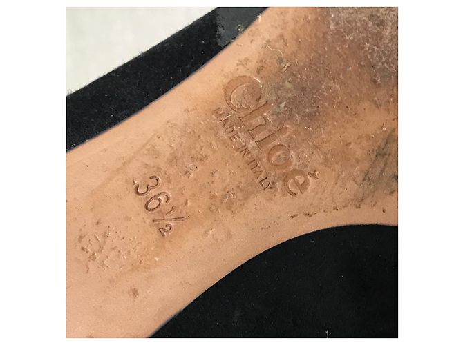 Chloé CHLOE Bailarinas T.EU 36.5 Ante Negro - vista 6