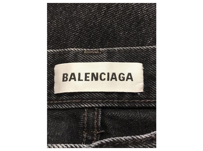 BALENCIAGA Jeans T.FR 36 Algodón Negro - vista 4