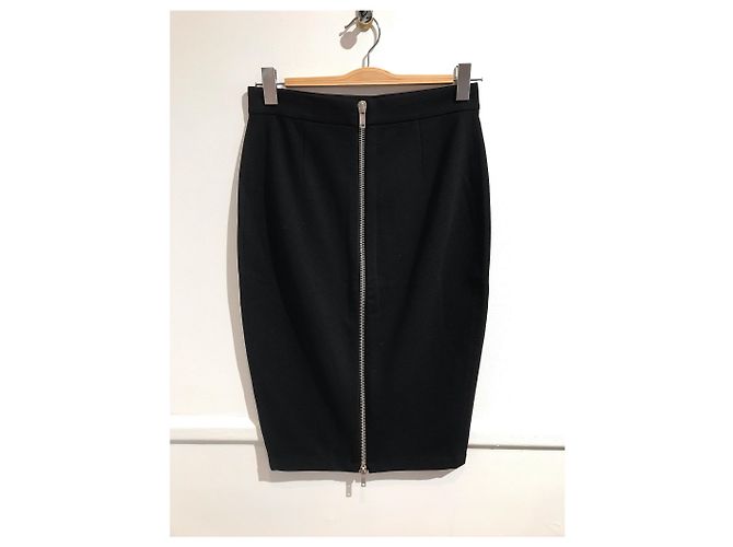 Faldas GIVENCHY T.International S Viscosa Negro - vista 2