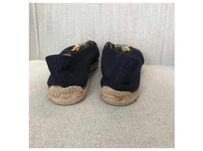 CHRISTIAN LOUBOUTIN Espadrilles T.EU 38 Tessuto Blu navy - vista 4