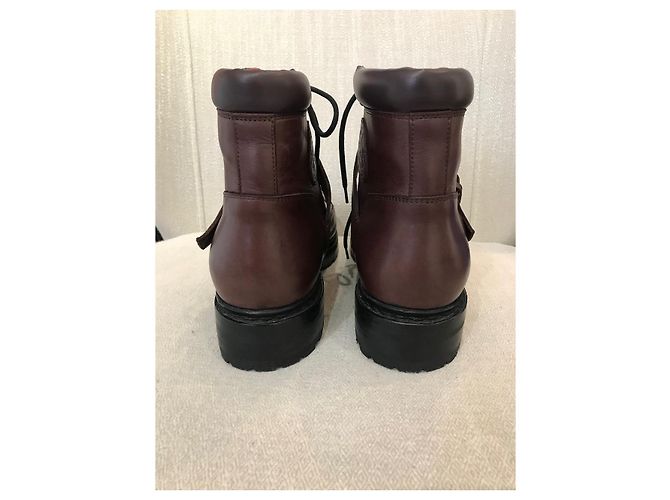 Hermès Botines HERMES T.EU 40 Cuero Castaño - vista 6