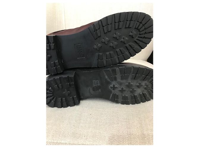 Hermès Botines HERMES T.EU 40 Cuero Castaño - vista 8
