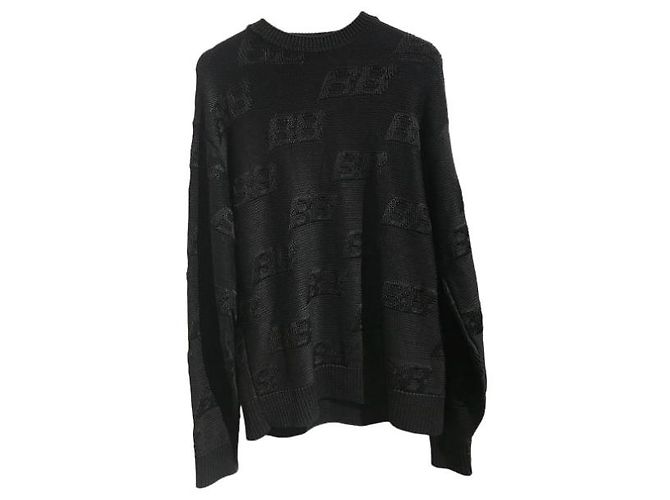 BALENCIAGA Strick T.International XS Viskose Schwarz - Ansicht 7
