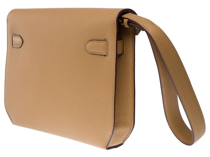 Hermès Borsa HERMES Kelly Depeches in Pelle Beige - 102483 - vista 6