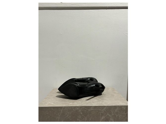 SAINT LAURENT Stivaletti T.EU 37.5 Pelle Nero - vista 5