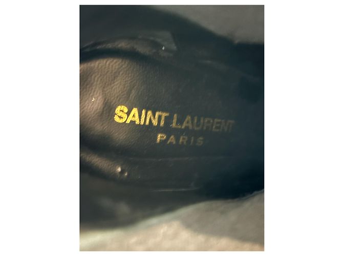 SAINT LAURENT Stivaletti T.EU 37.5 Pelle Nero - vista 6