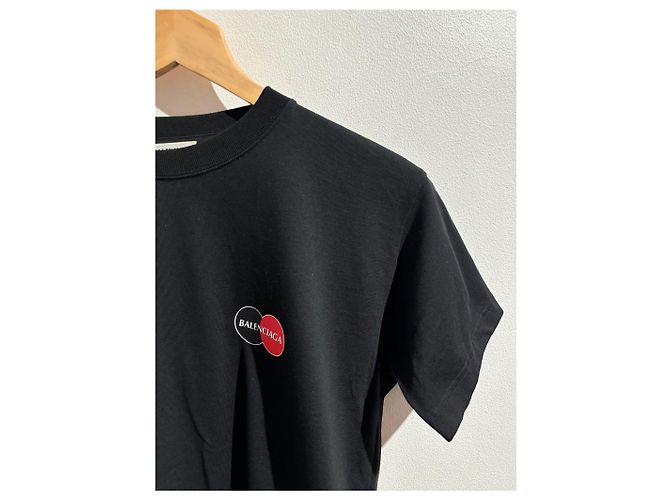 BALENCIAGA Tops T.International M Algodón Negro - vista 2