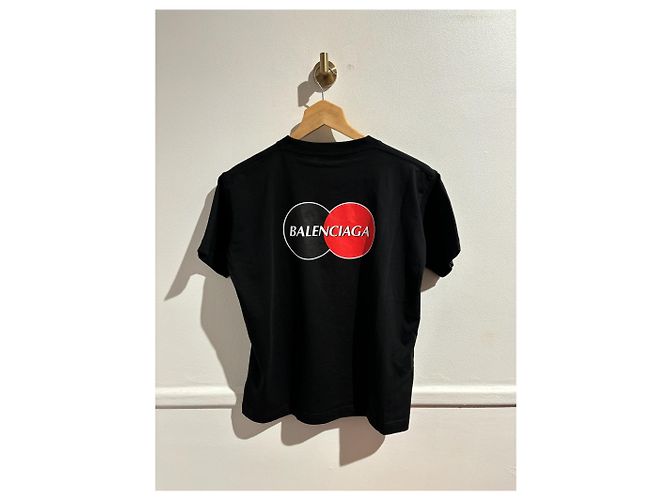 BALENCIAGA Tops T.International M Algodón Negro - vista 5