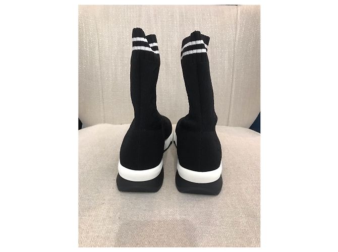 FENDI Trainer T.EU 35 Stoff Schwarz - Ansicht 4