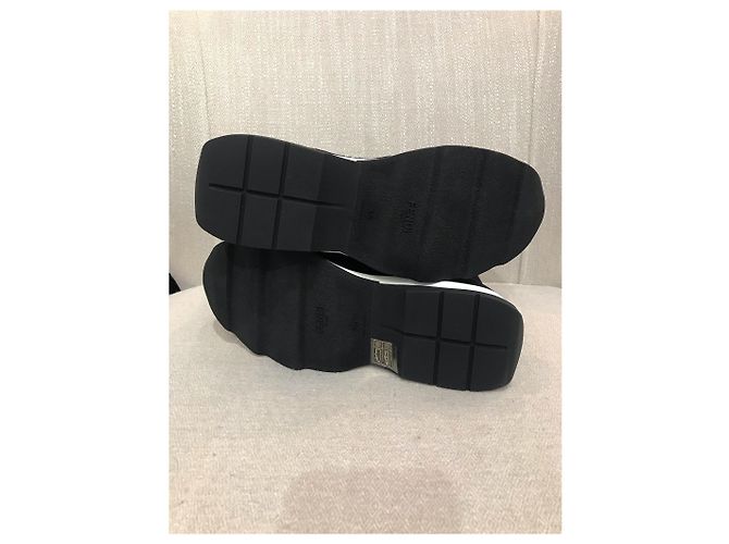 FENDI Trainer T.EU 35 Stoff Schwarz - Ansicht 5